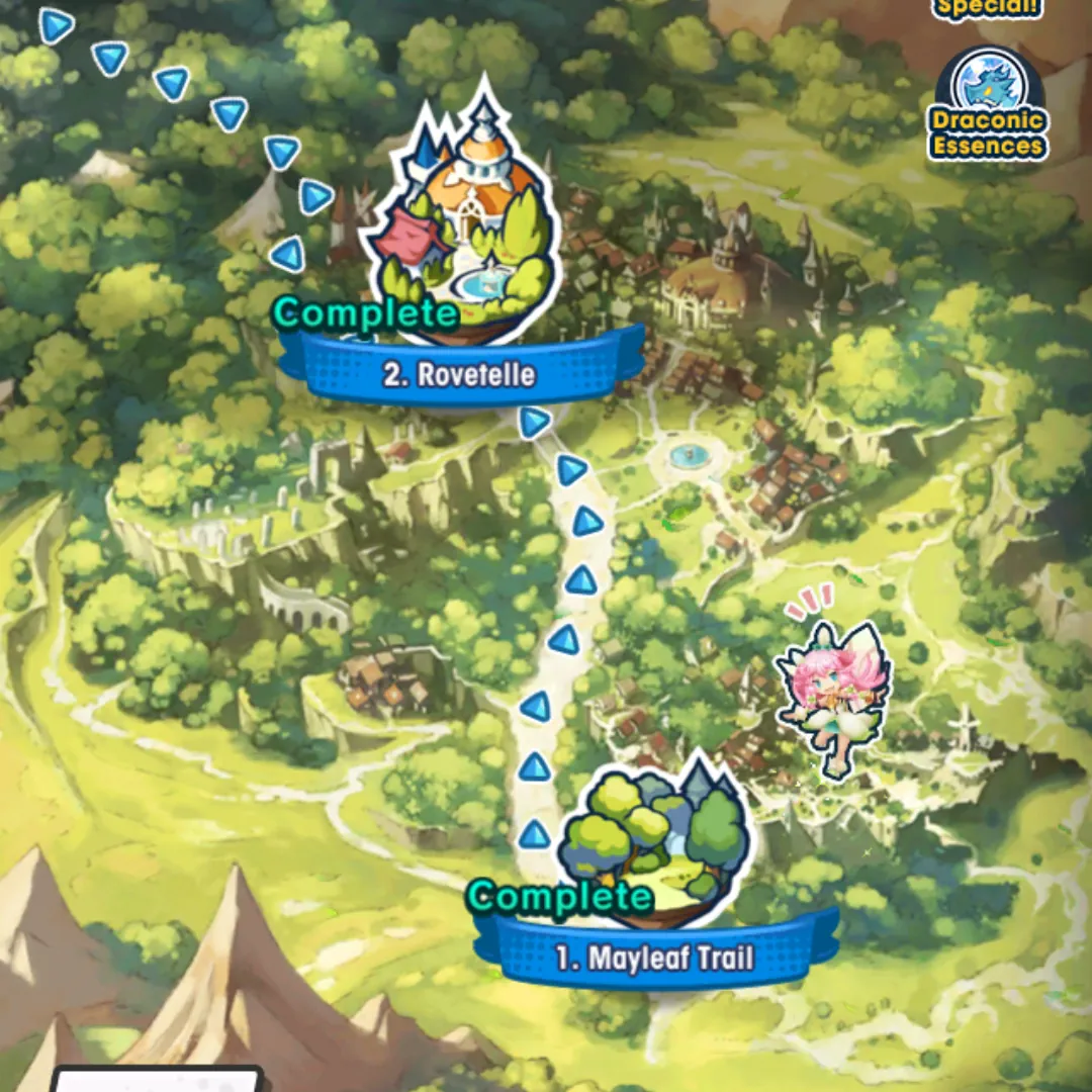 Campaign interface from chapter 1 with stages visible